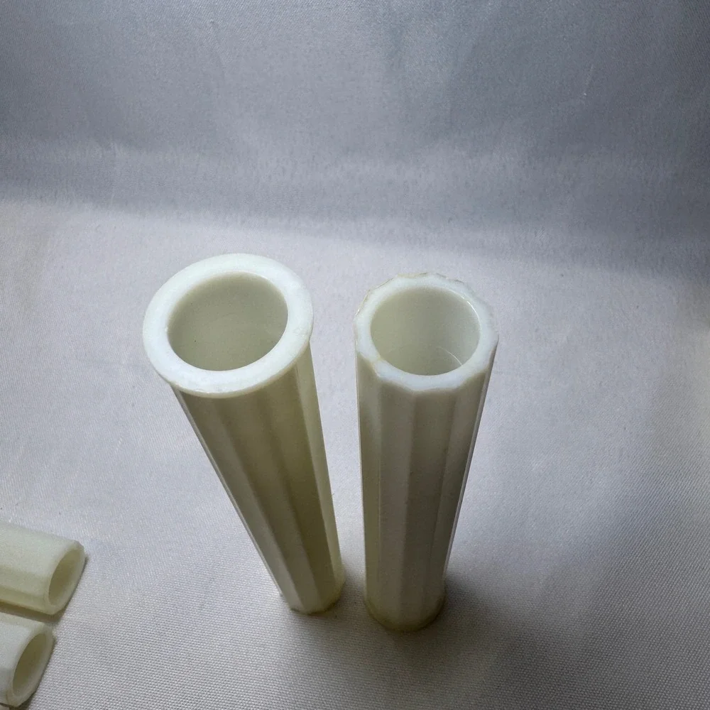 Wilton Vintage White Fluted Cake Pillars 5 Inch Tiered Support Columns Set of 14